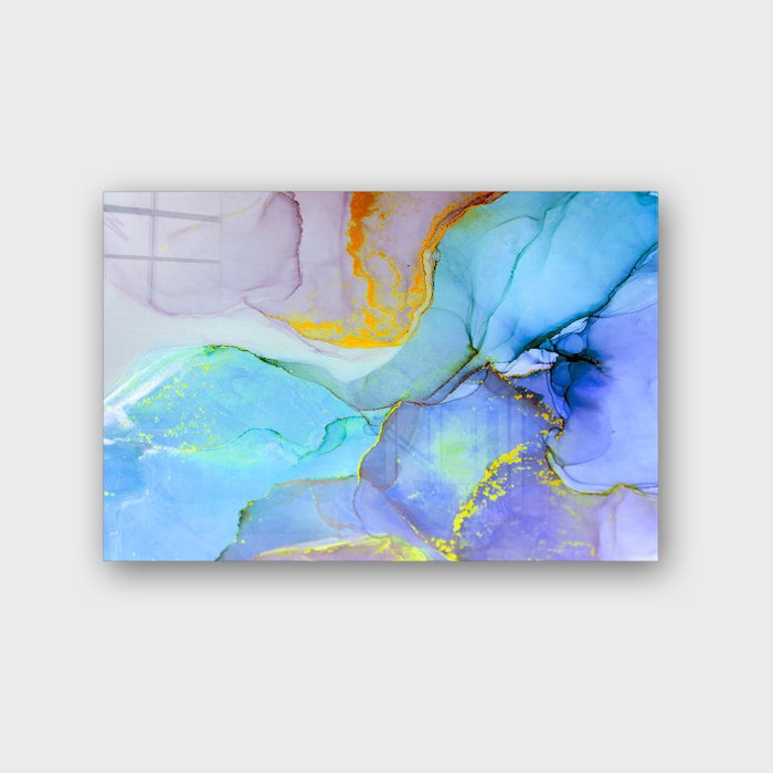 Wallity Cuadro Decorativo de Vidrio Templado Multicolor 70 x 100 cm